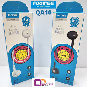 Foomee QA10 Wired Earphone Superbass 1 Pcs - Daffina Store