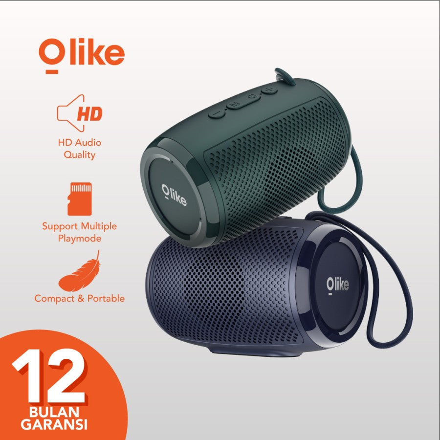 Olike SF3 Speaker Bluetooth 5.0 Beatz Wireless Portable TWS Stereo - Daffina Store