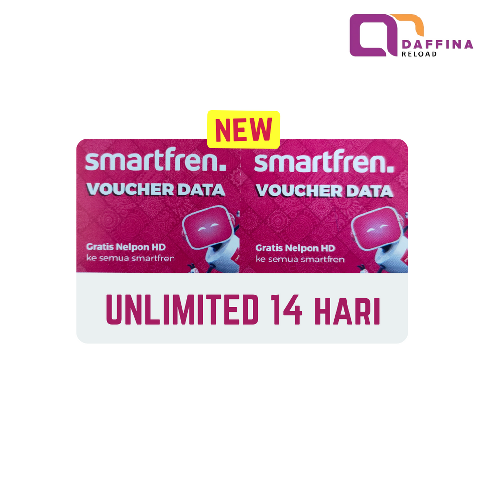 Voucher Smartfren Unlimited 14 Hari - Daffina Store