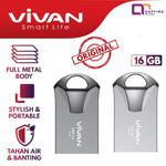 VIVAN VMF116 Flashdisk 16GB Small & Portable Silver